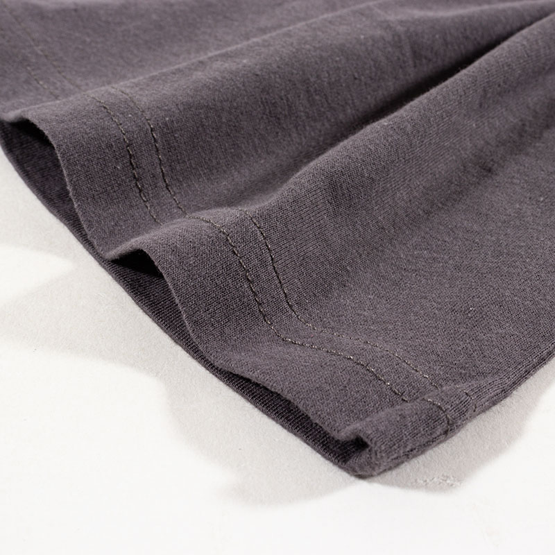 キッズ 綿100% ルームウェア 半袖 チャコール