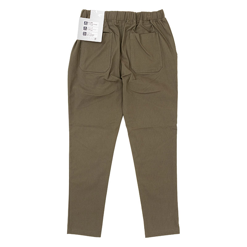 メンズ ストレッチロングパンツ カーキ