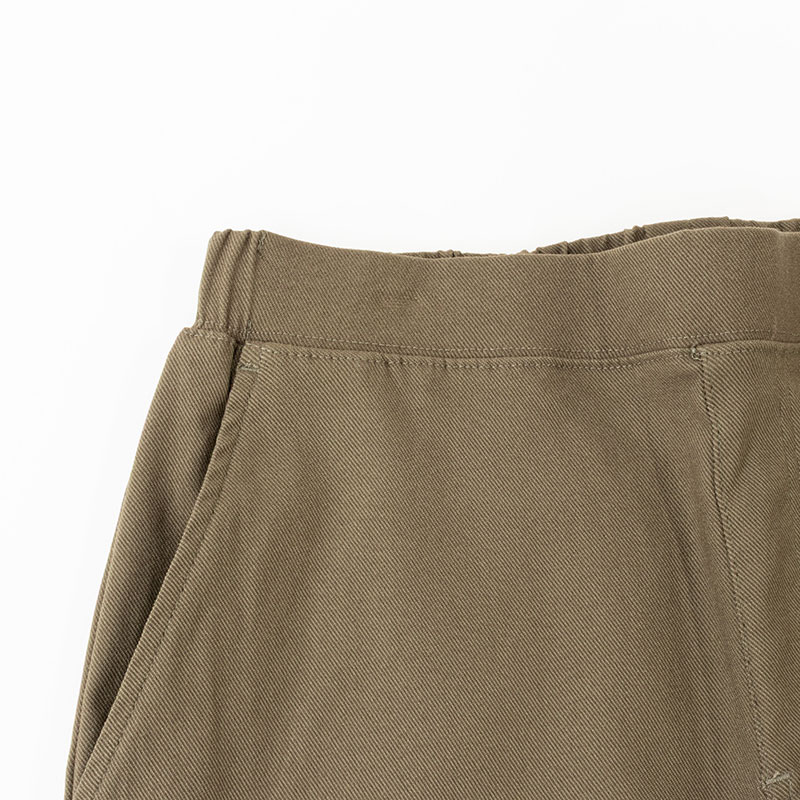 メンズ ストレッチロングパンツ カーキ