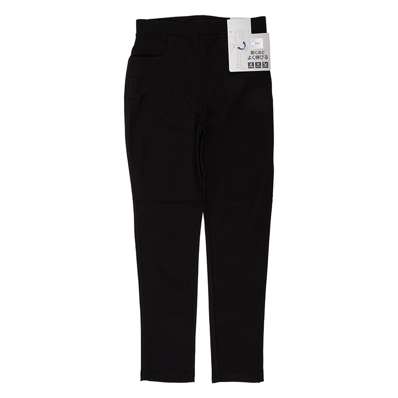 レディース ストレッチ レギンスパンツ ブラック