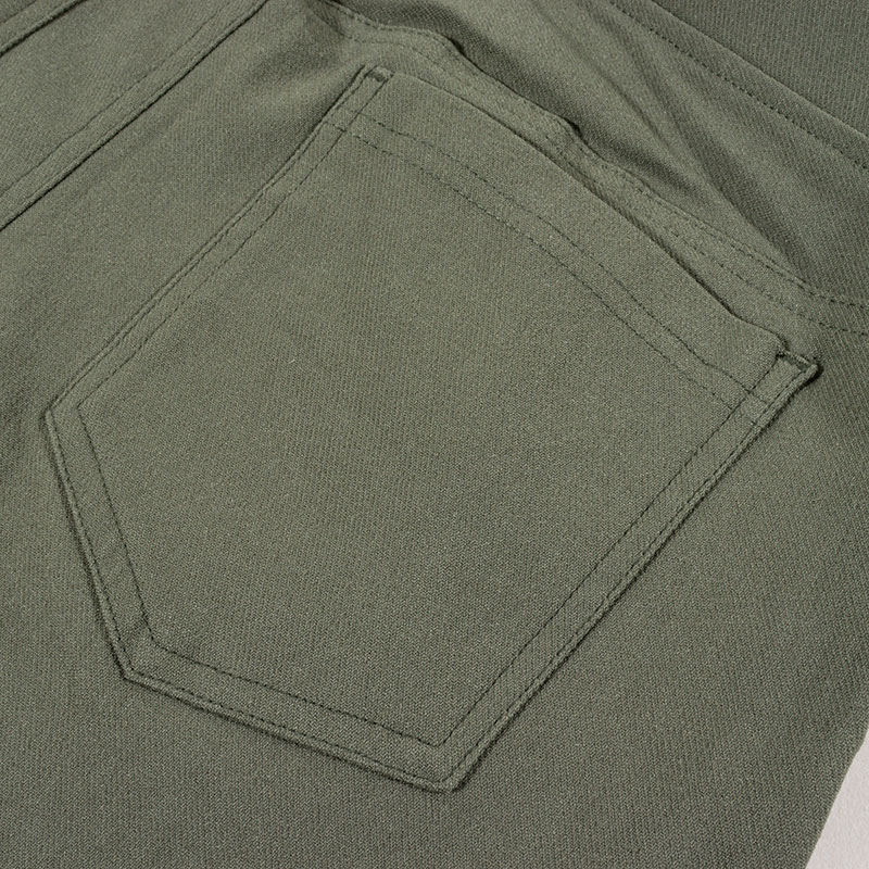 レディース ストレッチレギンスパンツ カーキ