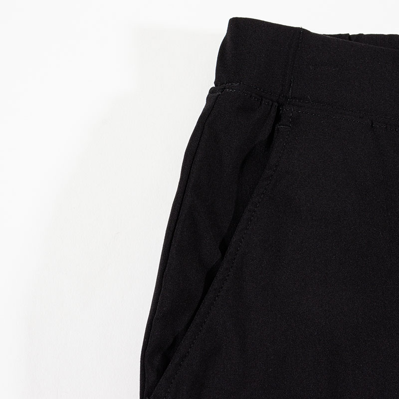 【お取り寄せ商品】メンズ 冷感 ストレッチパンツ ブラック