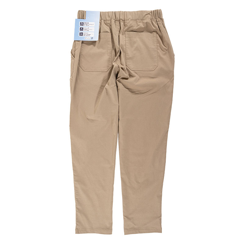 【お取り寄せ商品】メンズ 冷感 ストレッチパンツ ベージュ