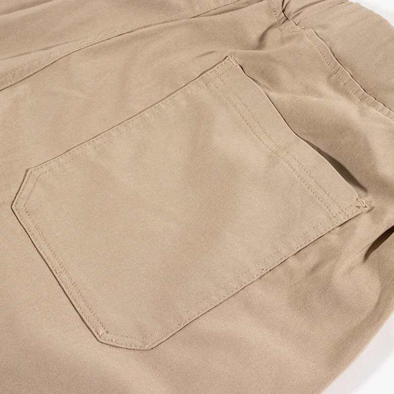 【お取り寄せ商品】メンズ 冷感 ストレッチパンツ ベージュ