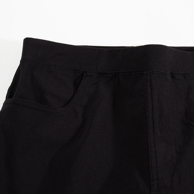 【お取り寄せ商品】レディース 冷感 クロップドパンツ ブラック