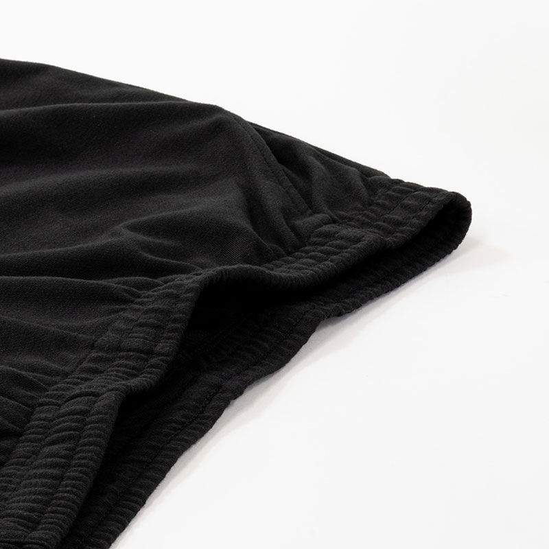 メンズ 裏メッシュ ルームパンツ ブラック