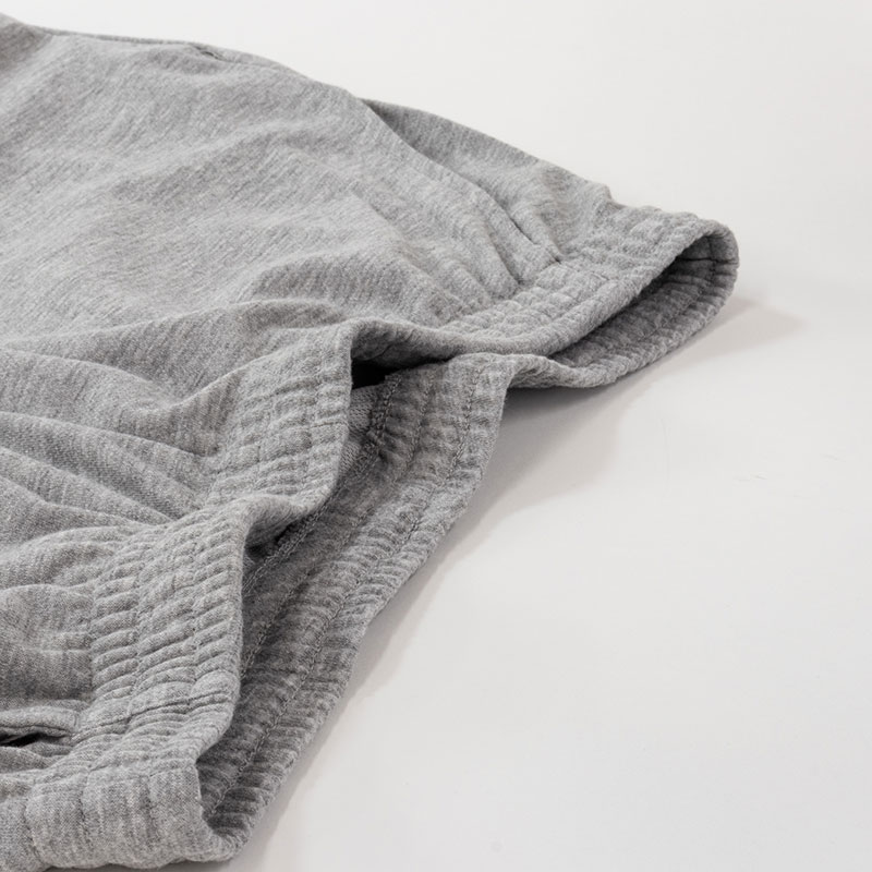 メンズ 裏メッシュ ルームパンツ 杢グレー