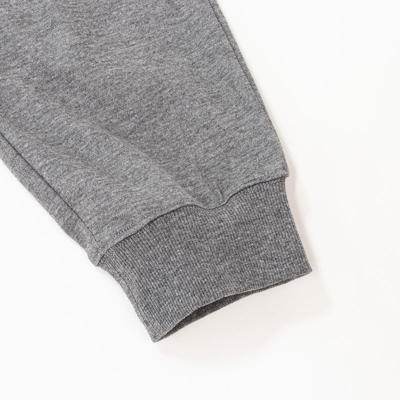 メンズ 裏メッシュ ルームパンツ 杢チャコール