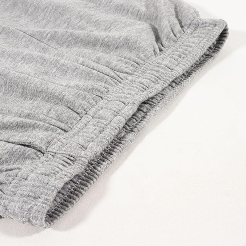 レディース 裏メッシュ ルームパンツ 杢グレー