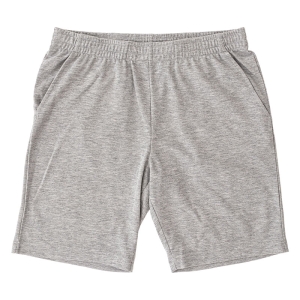 メンズ 裏メッシュ ハーフパンツ 杢グレー