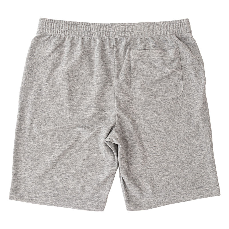 メンズ 裏メッシュ ハーフパンツ 杢グレー