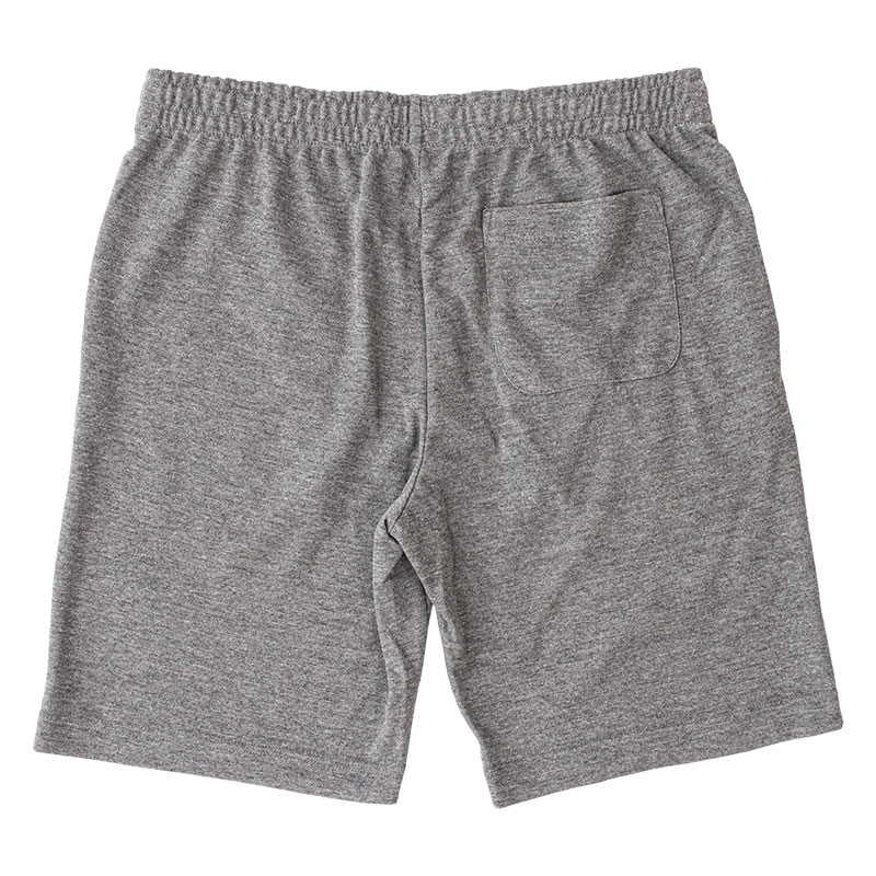 メンズ 裏メッシュ ハーフパンツ 杢チャコール