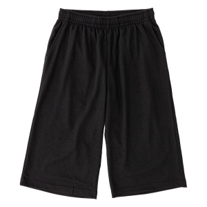 レディース 裏メッシュ 7分丈パンツ ブラック