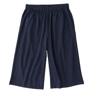 レディース 裏メッシュ 7分丈パンツ ネイビー