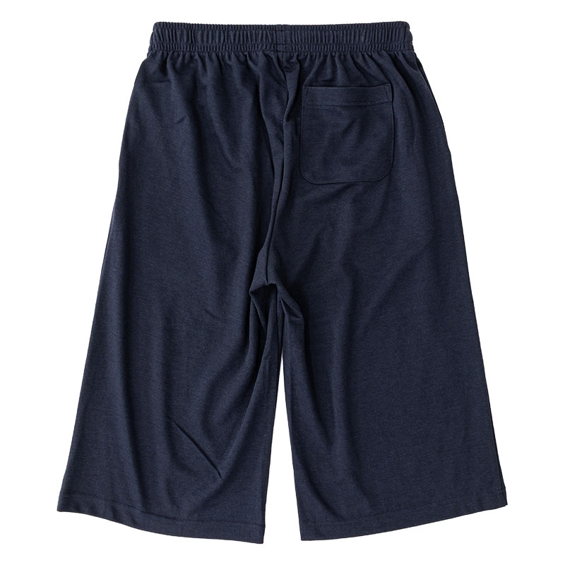 レディース 裏メッシュ 7分丈パンツ ネイビー