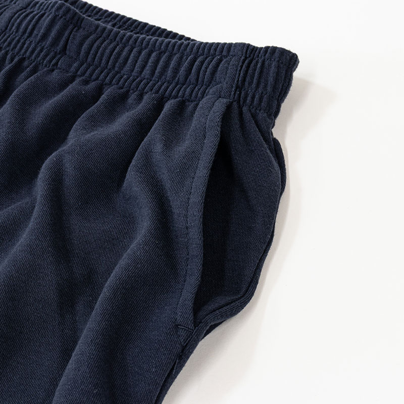 レディース 裏メッシュ 7分丈パンツ ネイビー