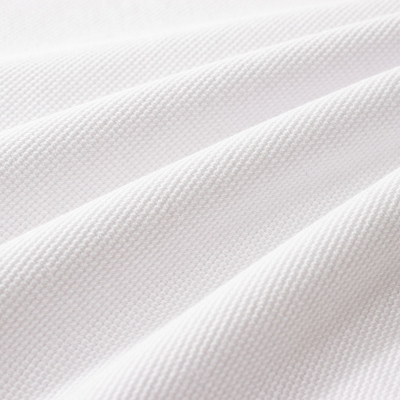 メンズ DRYポロシャツ 半袖 胸ポケット付 ホワイト