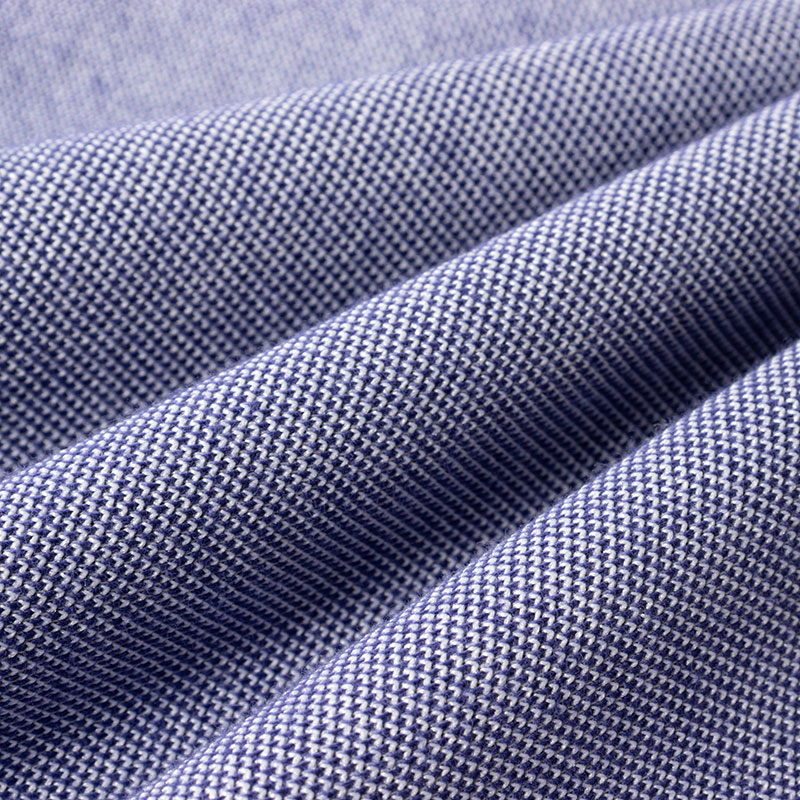 メンズ DRYポロシャツ 半袖 胸ポケット付 杢ブルー