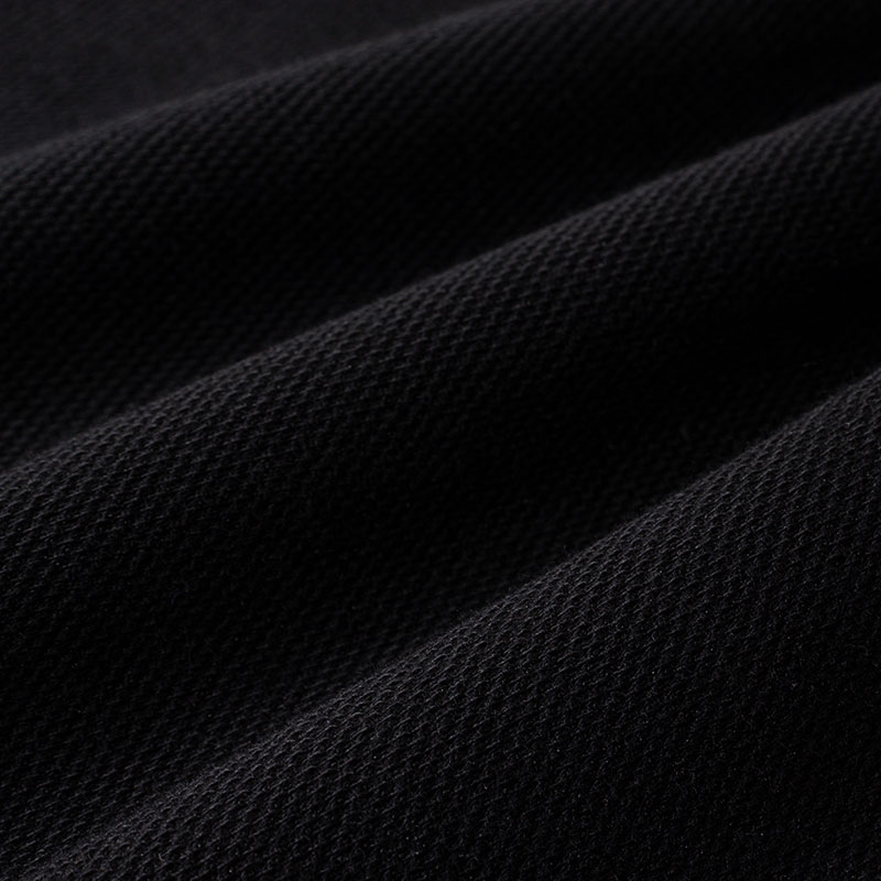 メンズ DRYポロシャツ 半袖 ボタンダウン ブラック