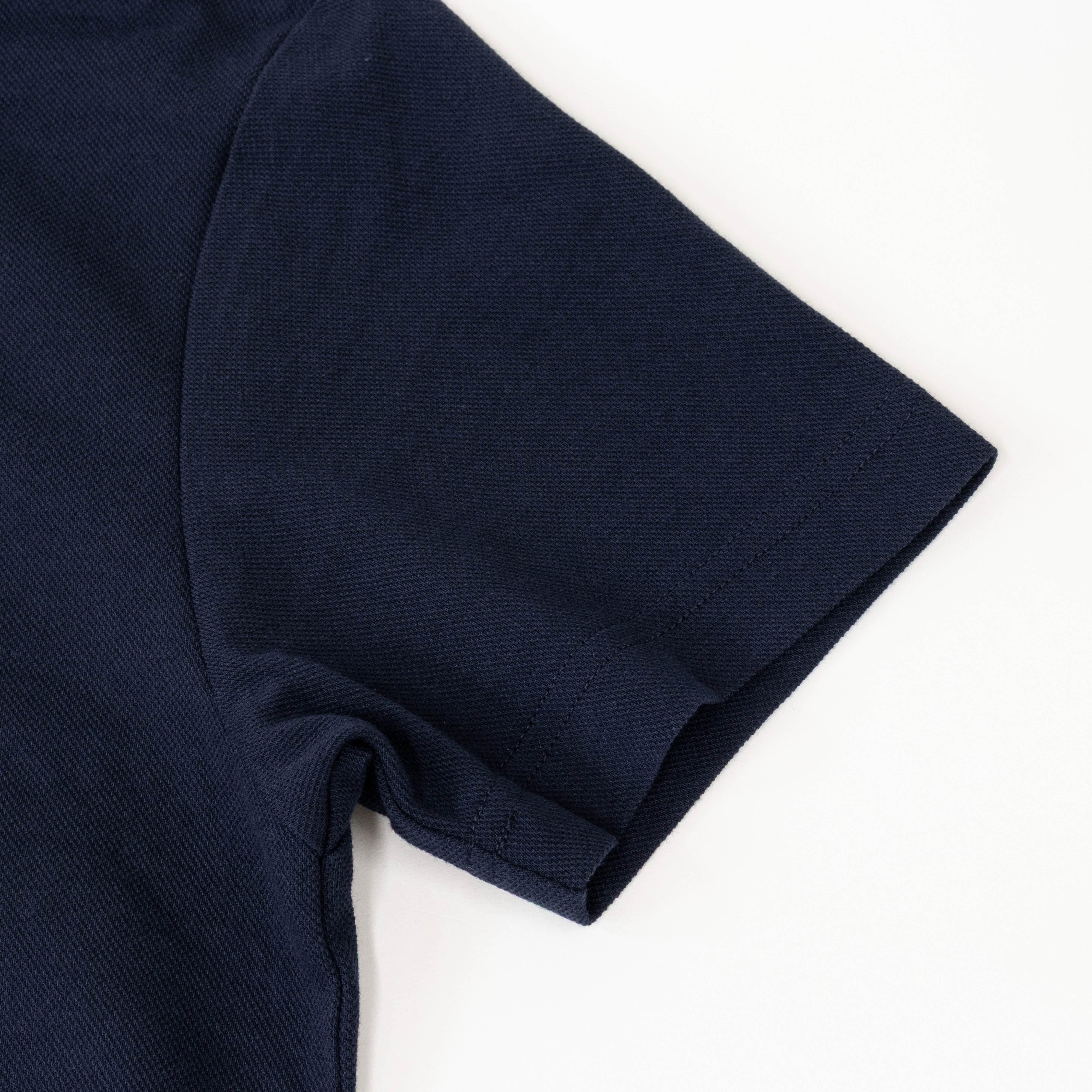 メンズ DRYポロシャツ 半袖 ボタンダウン ネイビー