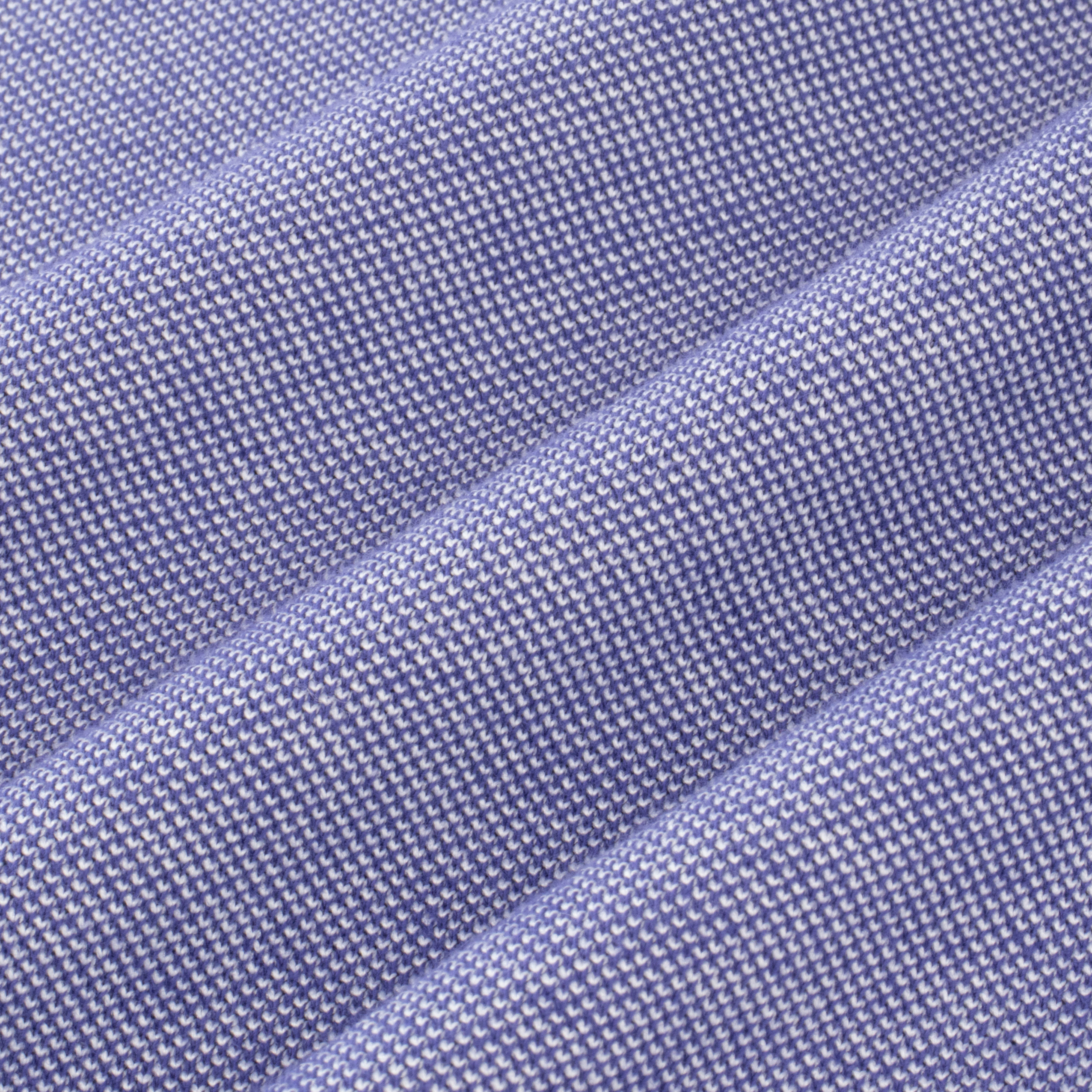 メンズ DRYポロシャツ 半袖 ボタンダウン 杢ブルー