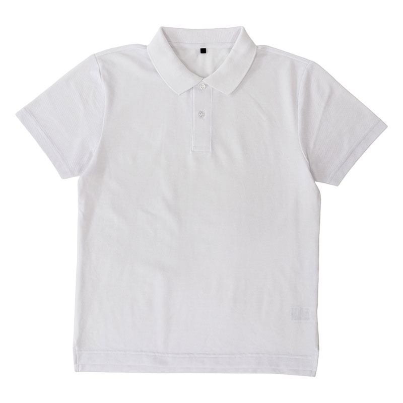 メンズ DRYポロシャツ 半袖 レギュラー ホワイト