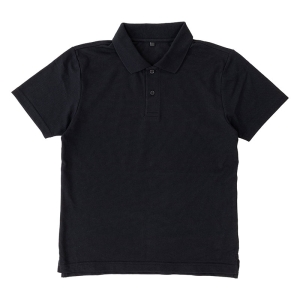 メンズ DRYポロシャツ 半袖 レギュラー ブラック