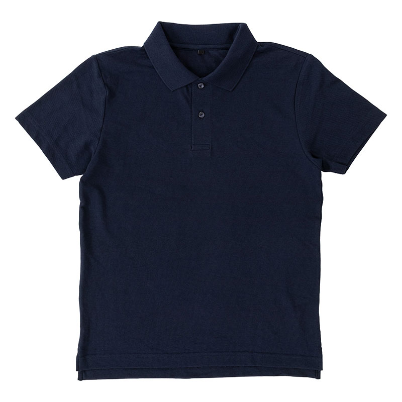 メンズ DRYポロシャツ 半袖 レギュラー ネイビー