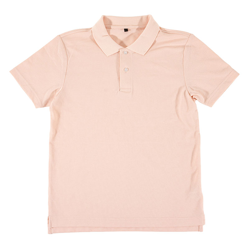 メンズ DRYポロシャツ 半袖 レギュラー ピンク