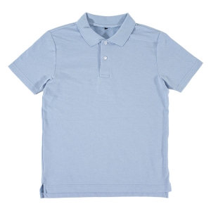 メンズ DRYポロシャツ 半袖 レギュラー サックス