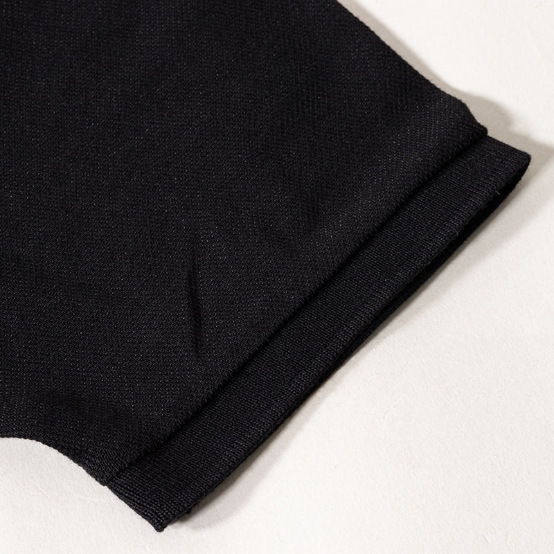 レディース DRYポロシャツ 半袖 ブラック