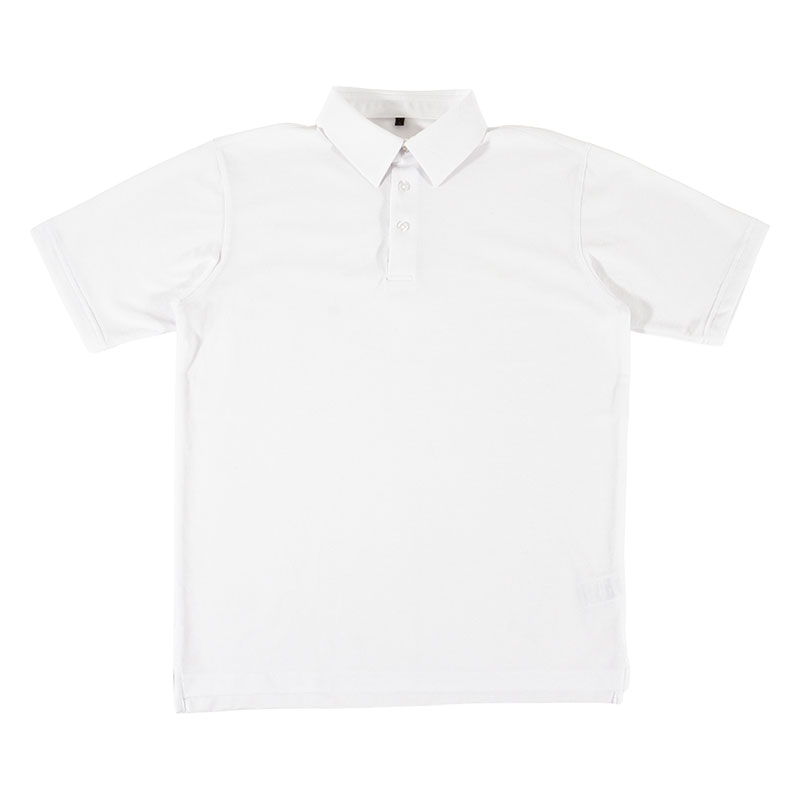 メンズ DRYビッグポロシャツ 半袖 ホワイト