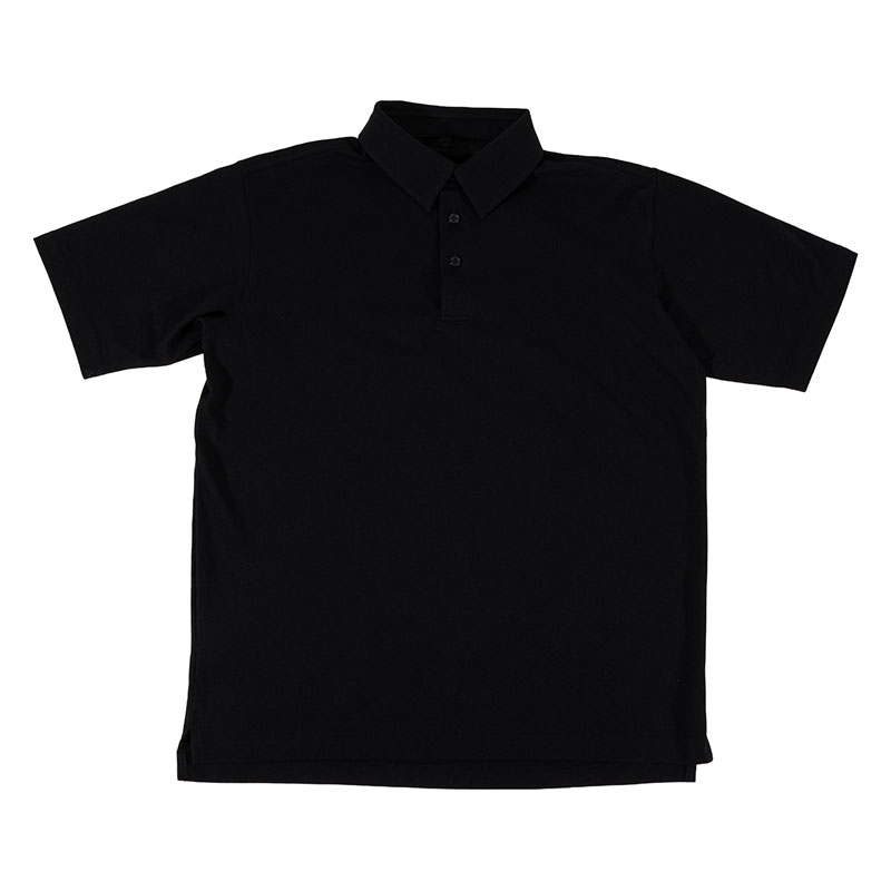 メンズ DRYビッグポロシャツ 半袖 ブラック