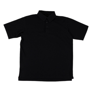 メンズ DRYビッグポロシャツ 半袖 ブラック