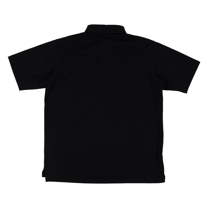メンズ DRYビッグポロシャツ 半袖 ブラック