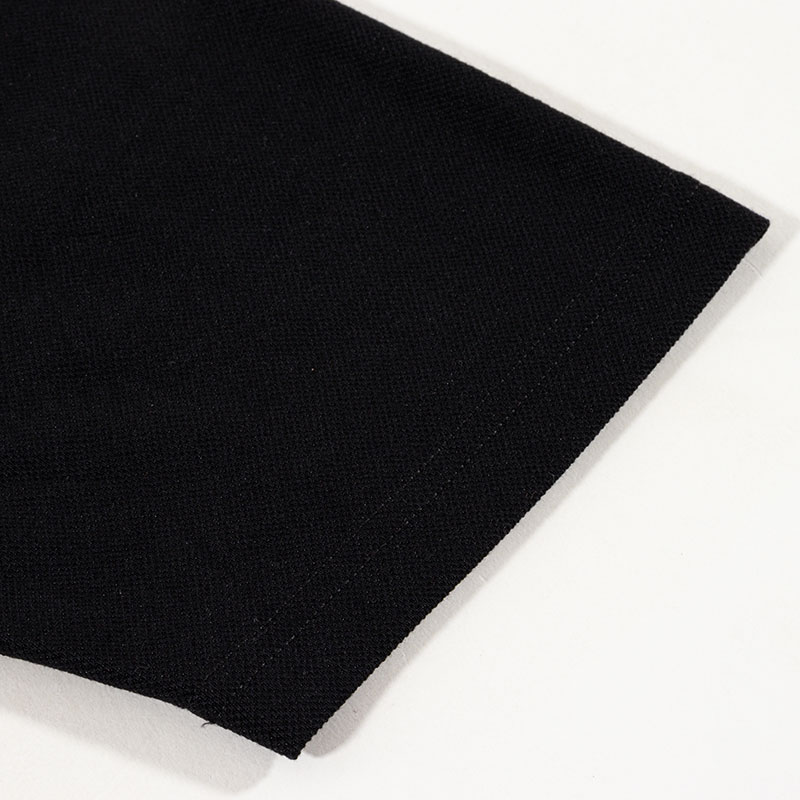 メンズ DRYビッグポロシャツ 半袖 ブラック