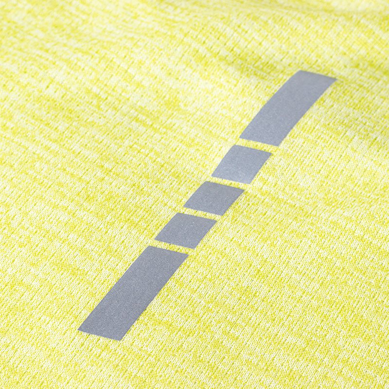 メンズ DRY メッシュTシャツ 丸首 ライム