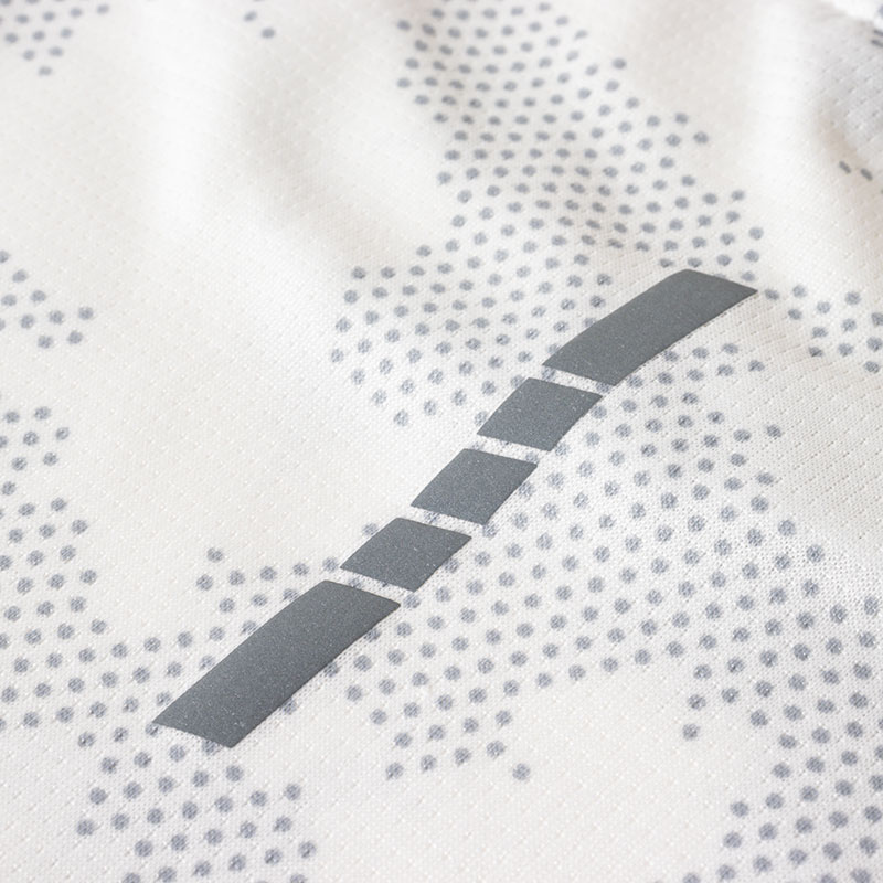 メンズ DRY メッシュTシャツ 丸首 ホワイト