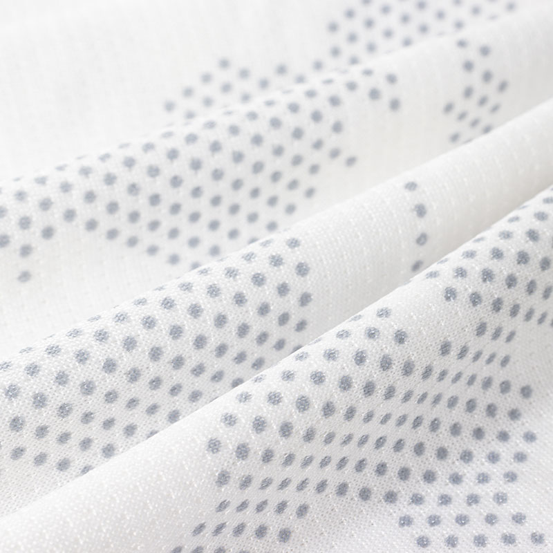 メンズ DRY メッシュTシャツ 丸首 ホワイト