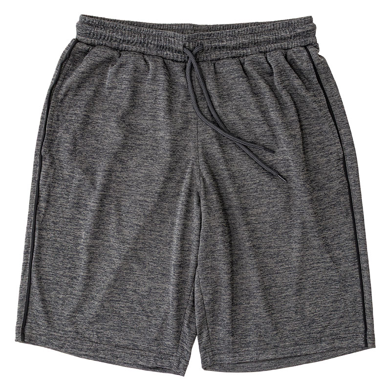 メンズ DRY ハーフパンツ 杢チャコール