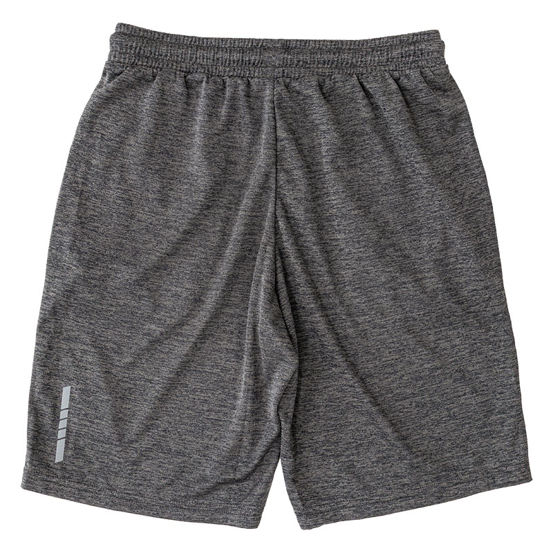 メンズ DRY ハーフパンツ 杢チャコール