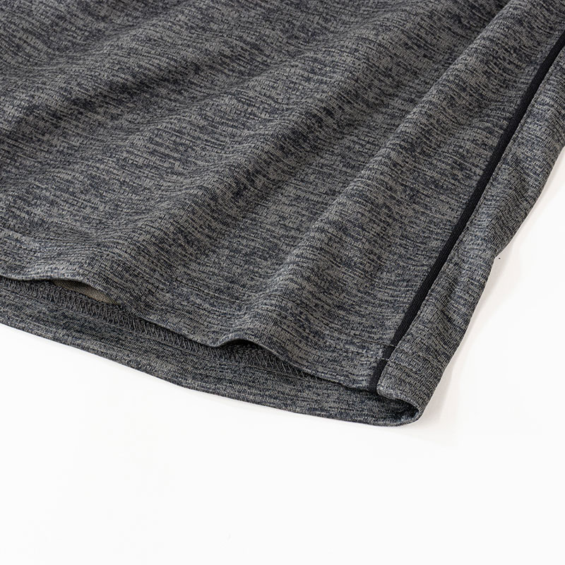 メンズ DRY ハーフパンツ 杢チャコール