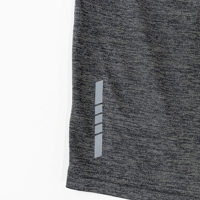 メンズ DRY ハーフパンツ 杢チャコール