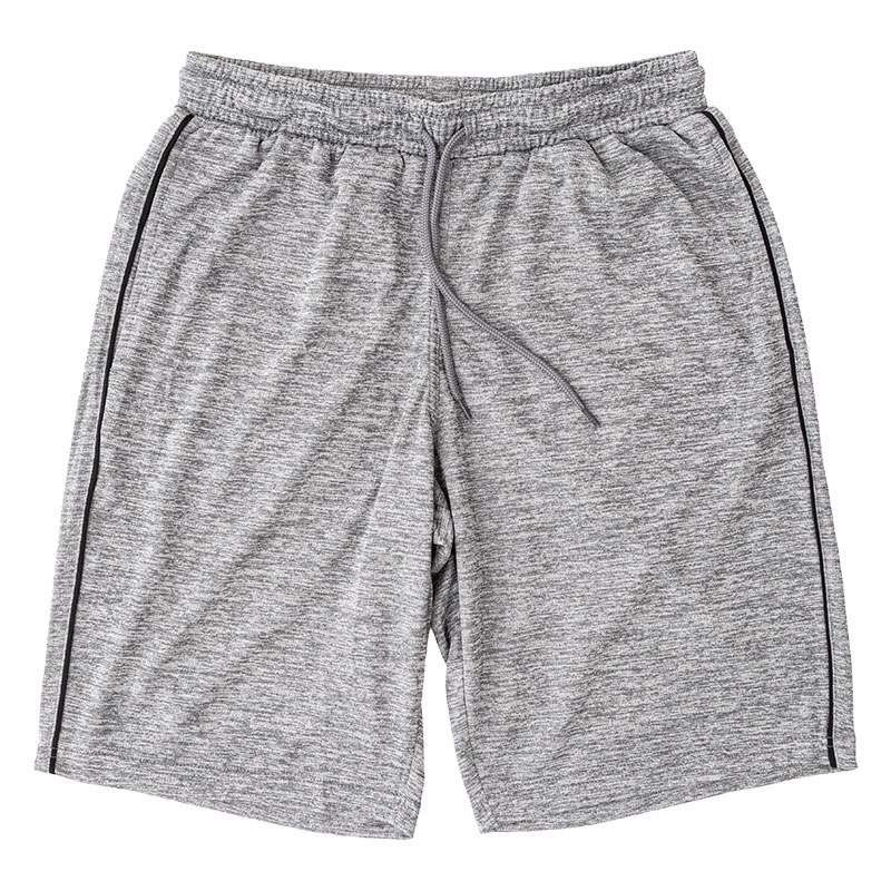 メンズ DRY ハーフパンツ 杢グレー