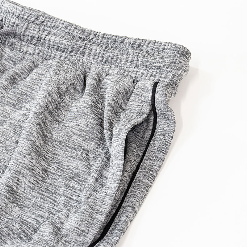 メンズ DRY ハーフパンツ 杢グレー