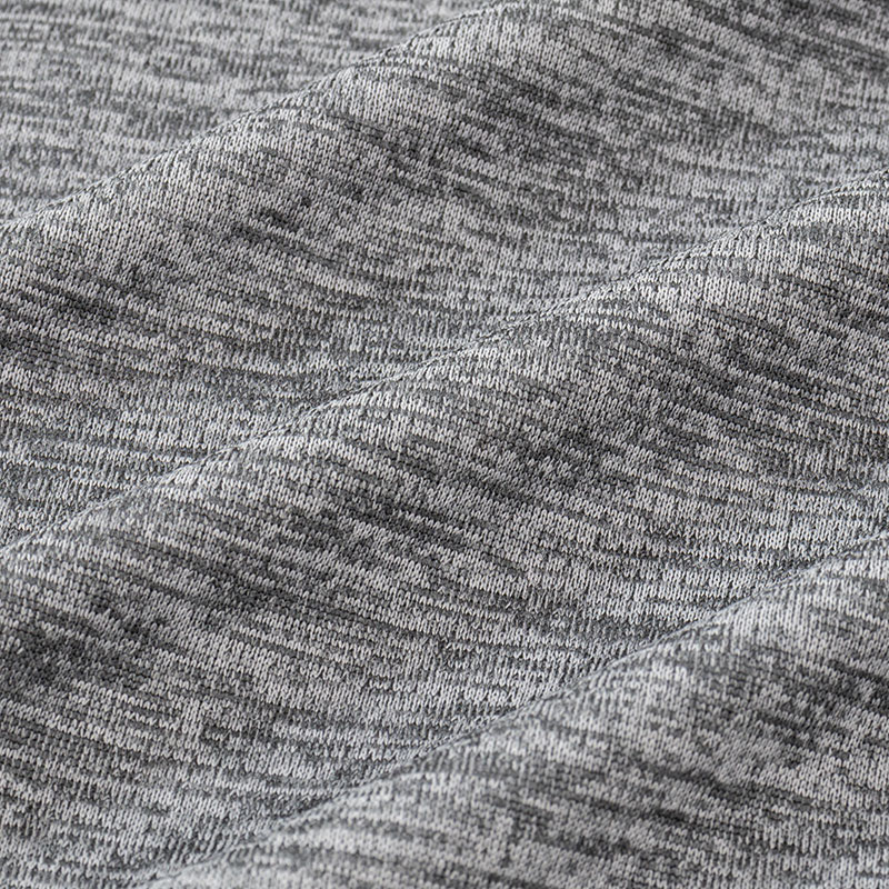 メンズ DRY ハーフパンツ 杢グレー