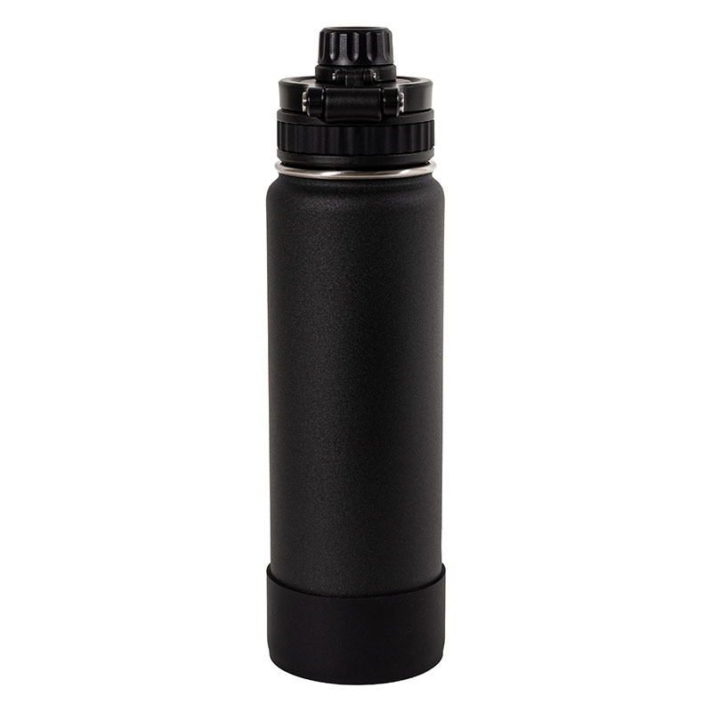 持ち運びに便利な アウトドアボトル 720ml 保冷専用 ブラック