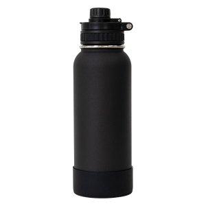 持ち運びに便利な アウトドアボトル 1200ml 保冷専用 ブラック