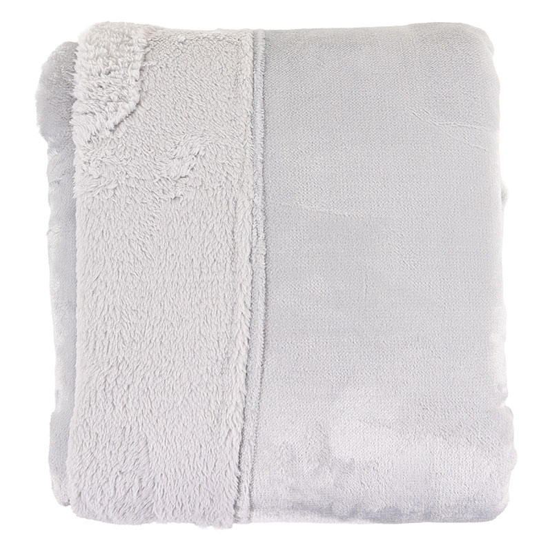 毛布としても使える 掛けふとんカバー シングル(150×210cm)ライトグレー