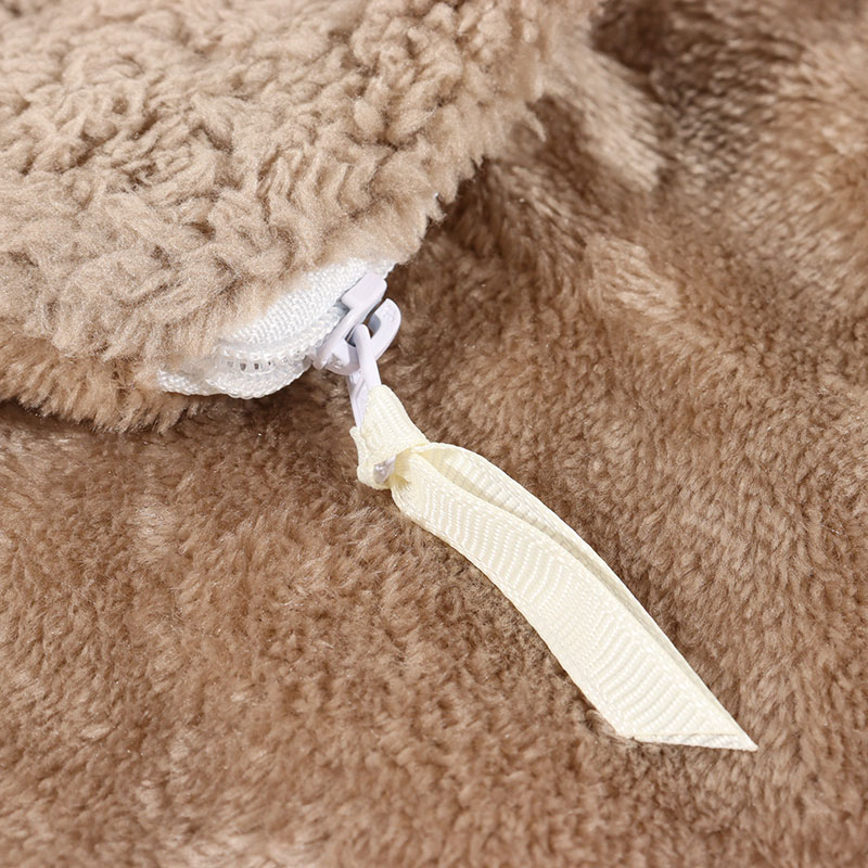 毛布としても使える 掛けふとんカバー シングル(150×210cm)モカ